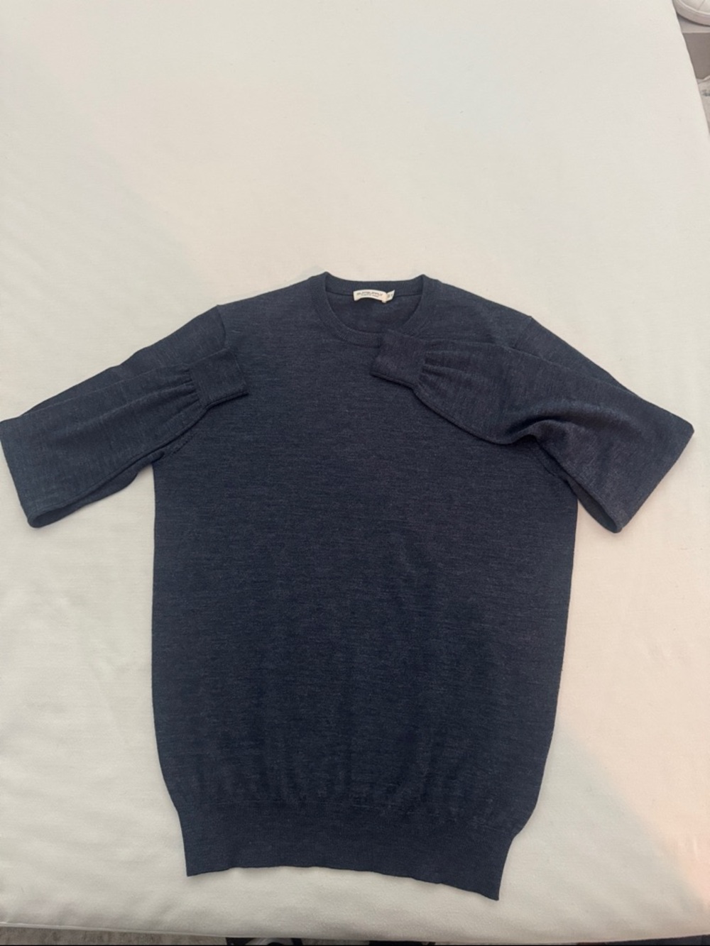 Suit Supply Men's Crewneck Sweater in Navy